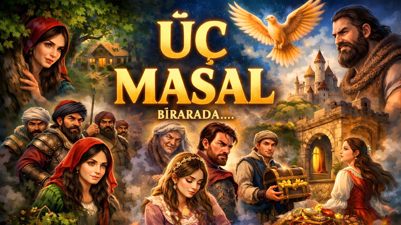 ÜÇ MASAL BİR ARADA | Narıgül • Kuşlar Padişahı • Devin Uşağı