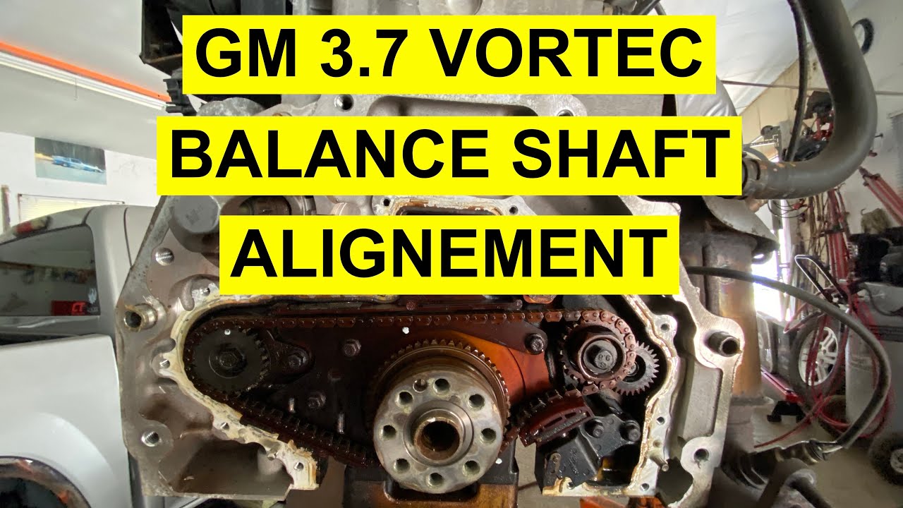 Balance Shaft Chain Alignment On 5 Cylinder 3.7 L Vortec Engine - GMC Canyon, Chevy Colorado, Isuzu