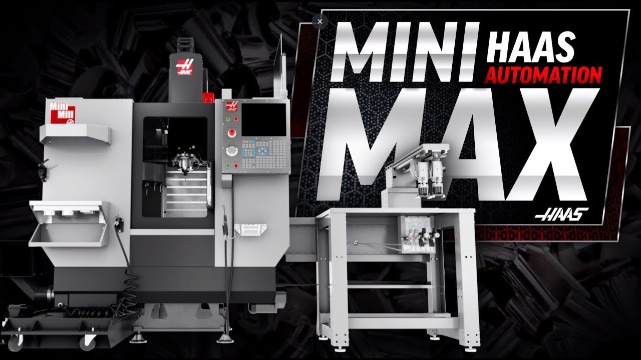 Mini Max: Haas Mini Mill + Compact Automatic Parts Loader