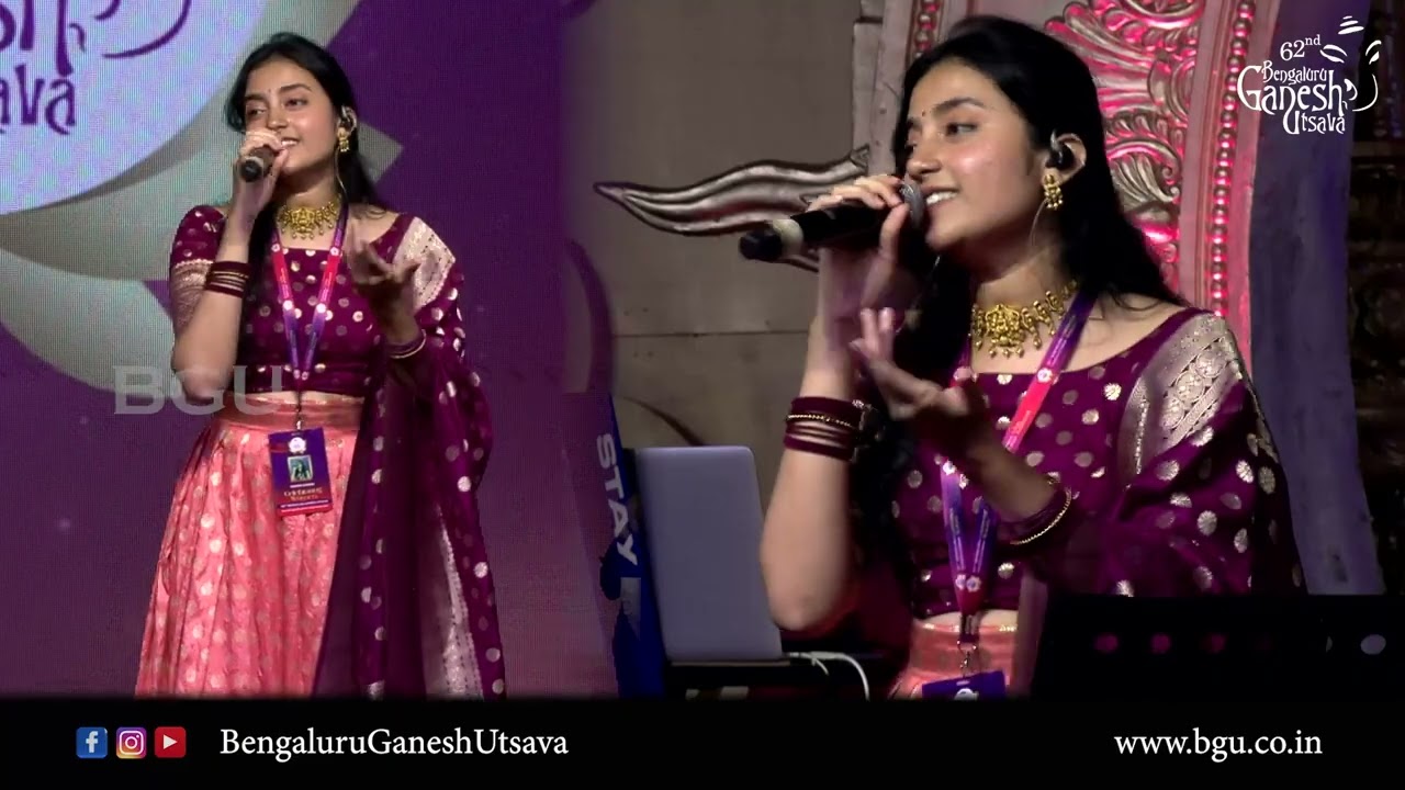 MAN MANDIRA | Sunidhi Ganesh | Bhakti Sangeetha | 62nd Bengaluru Ganesh Utsava 2024