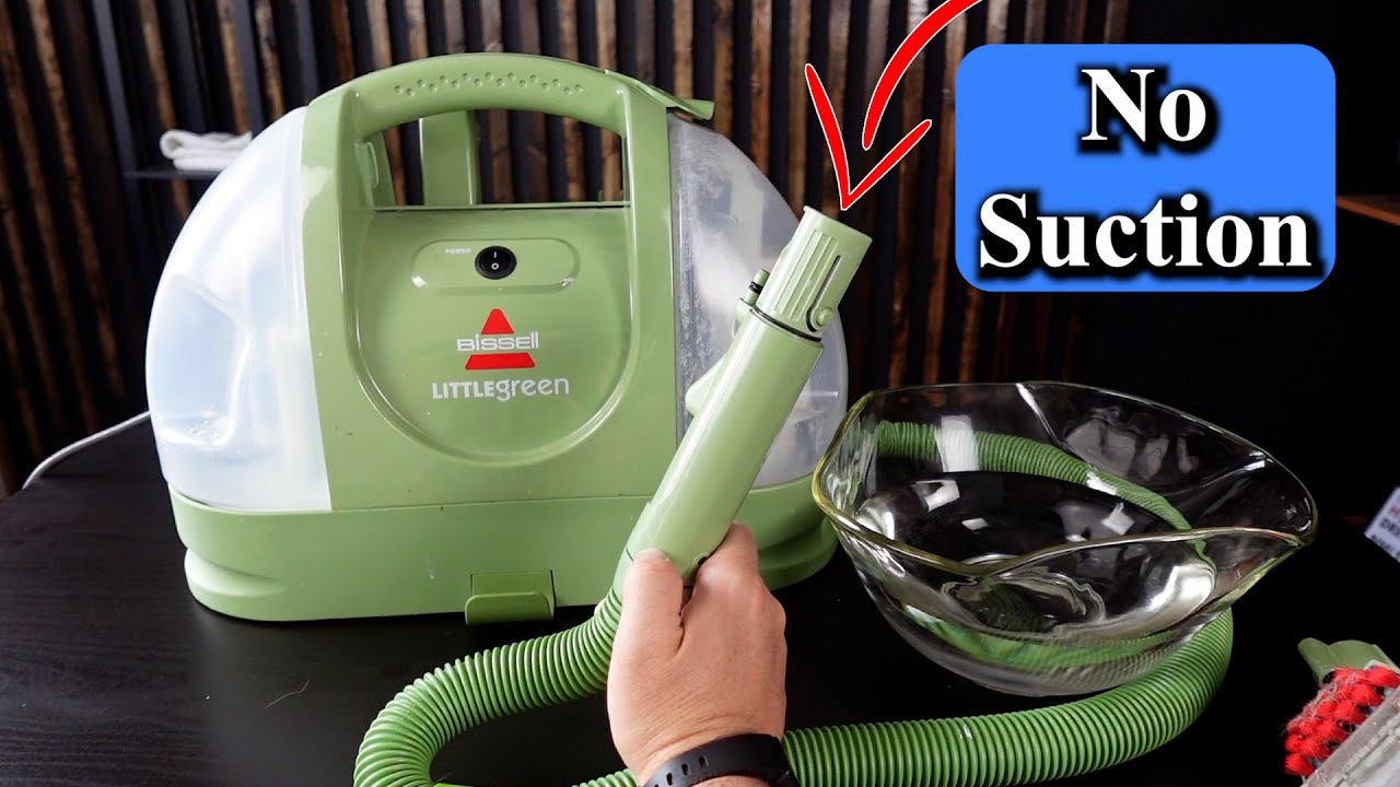 Устранение неполадок в пылесосе Bissell Little Green Machine: нет всасывания