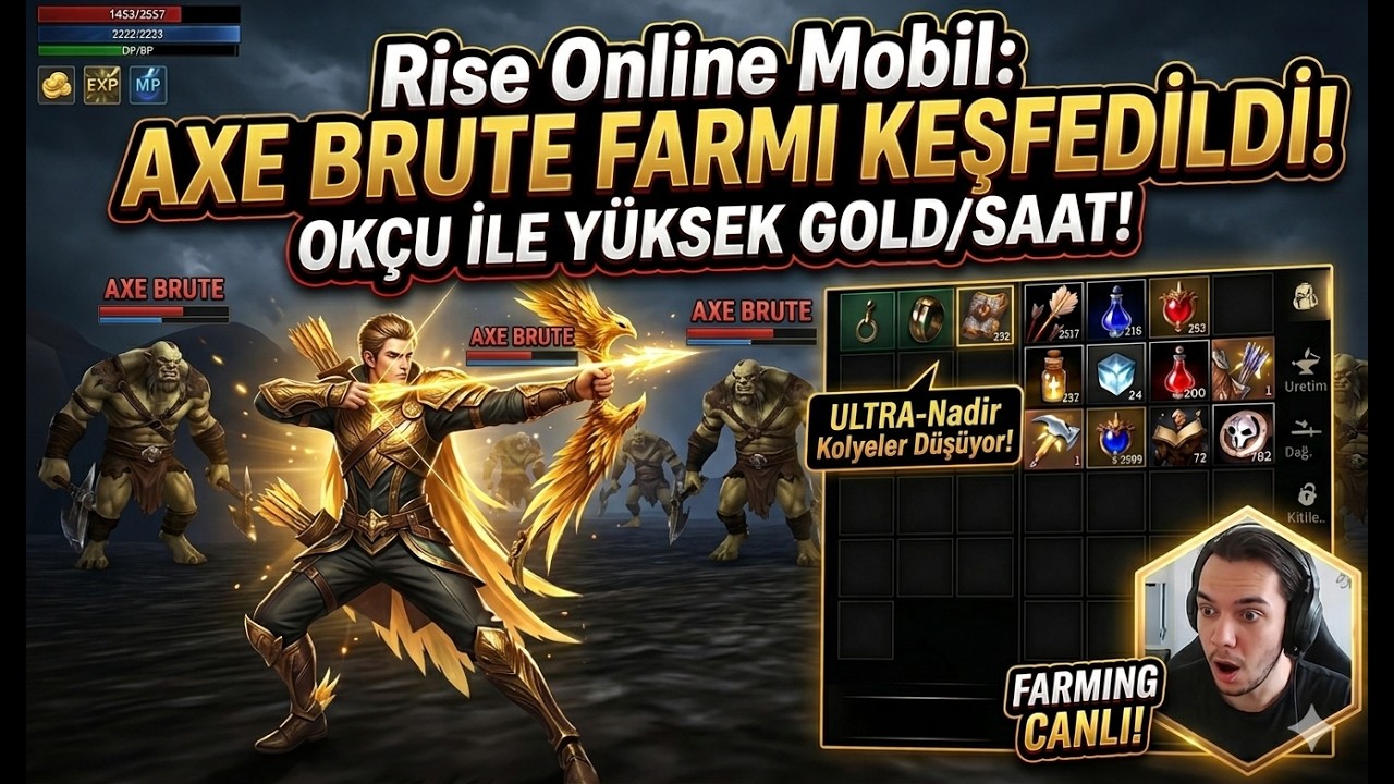 Rise online Mobile Ok&ccedil;u Slotları Farm 1 G&uuml;zel Kazan&ccedil; ! @RiseOnline #riseonlinemobil