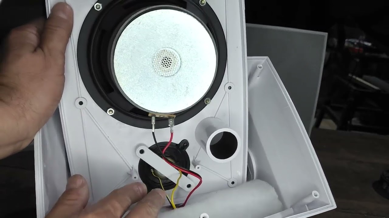 Abrindo caixa JBL C621b - REPARO NO DRIVE