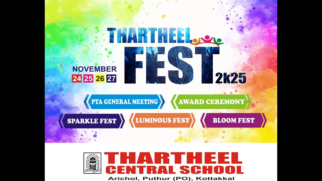 THARTHEEL FEST 2K25 (Day- 2/3) | THARTHEEL CENTRAL SCHOOL KOTTAKKAL