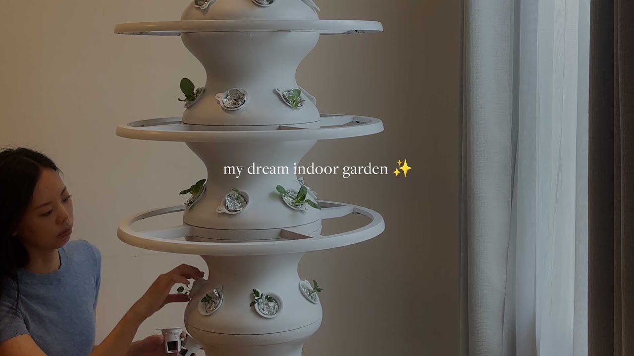 HOW TO ASSEMBLY A VERTICAL INDOOR GARDEN: Lettuce Grow farmstand unboxing + setup!