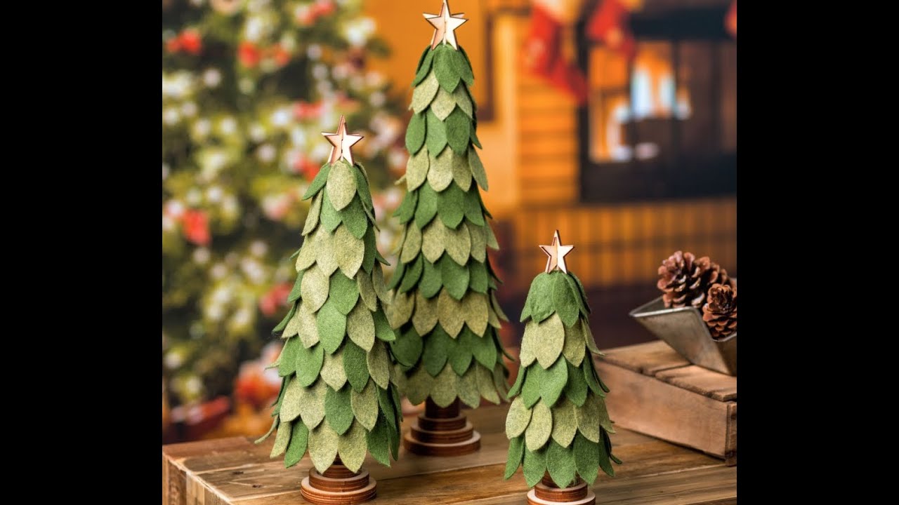 DIY Christmas Tree | Felt Craft | Apostrophe S | Felted Forest