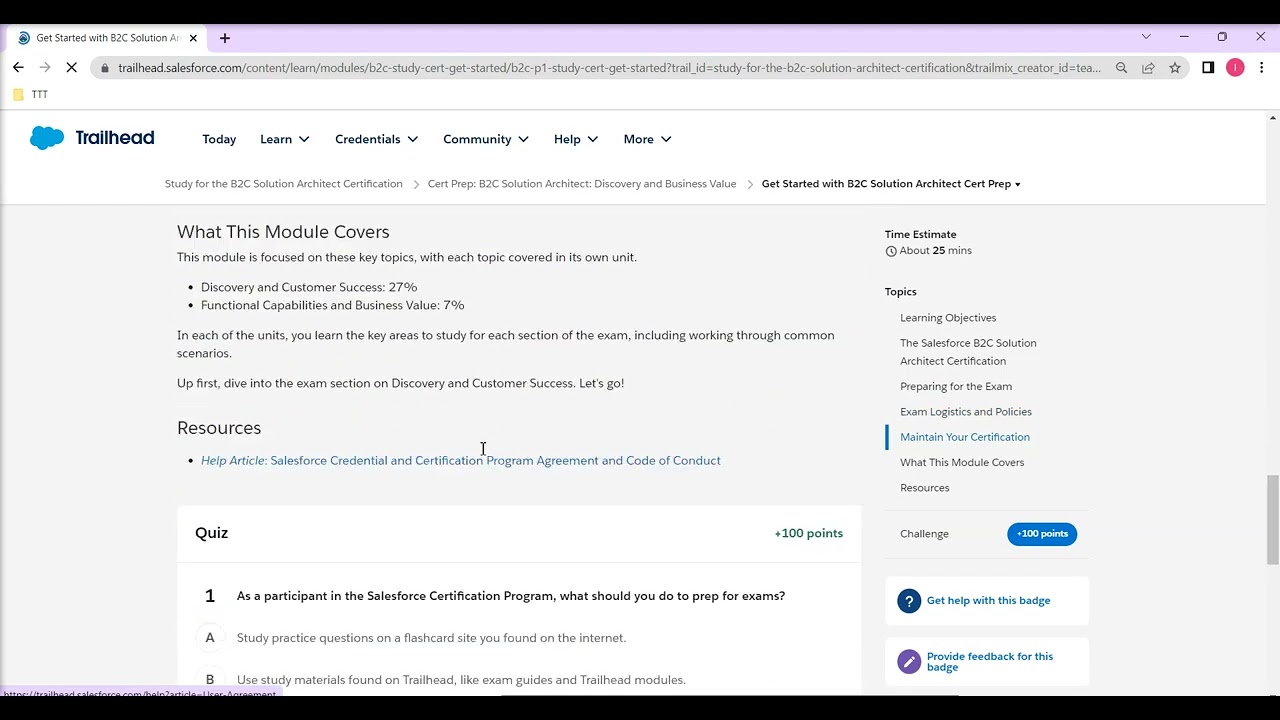 Get Started with B2C Solution Architect Cert Prep