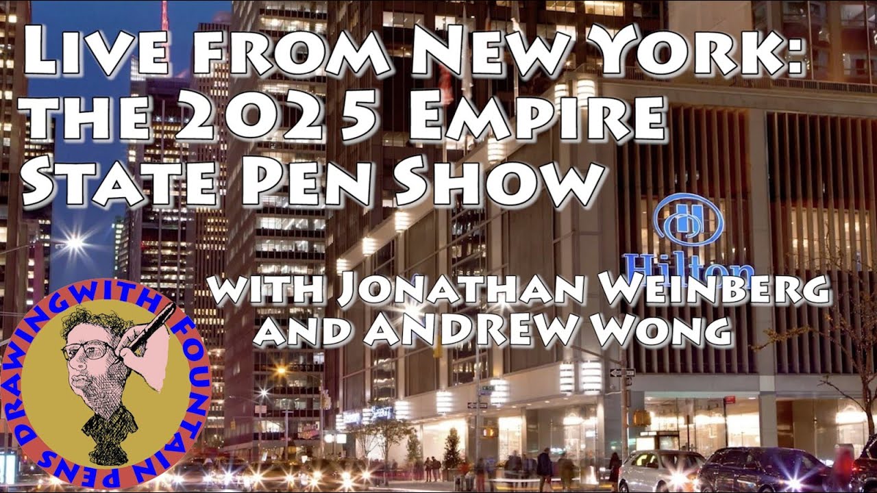 Выставка ручек Empire State Pen Show 2025: прямой эфир из Нью-Йорка с Эндрю Вонгом, который берет...