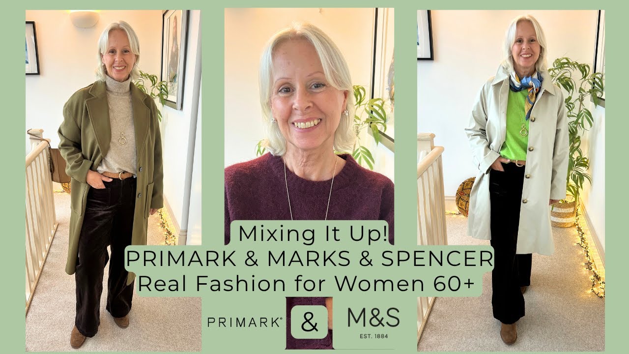 Составляю гардероб с вещами из MARKS & SPENCER и PRIMARK | Мода для женщин старше 60 лет