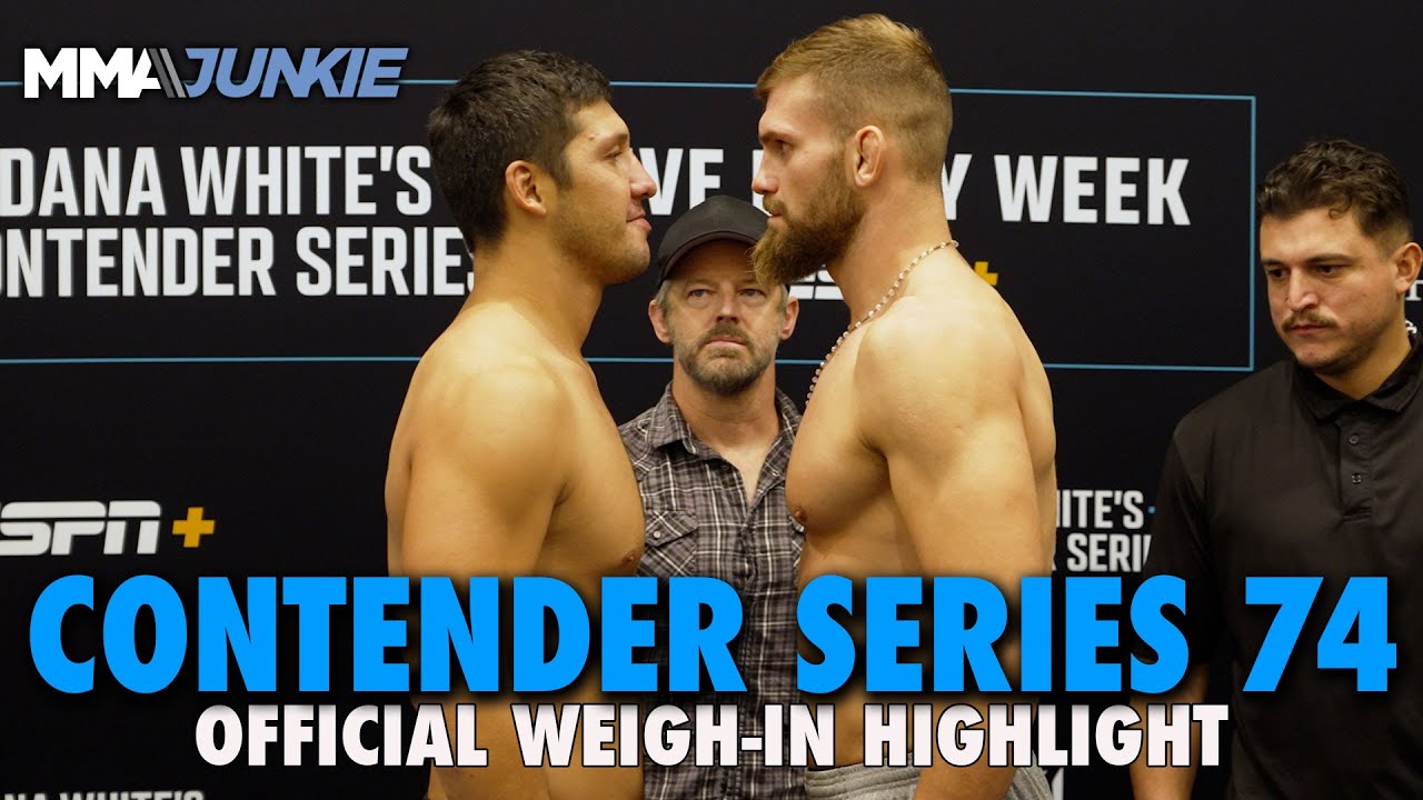 Dana White's Contender Series 74 Full Fight Card Faceoffs from Las Vegas