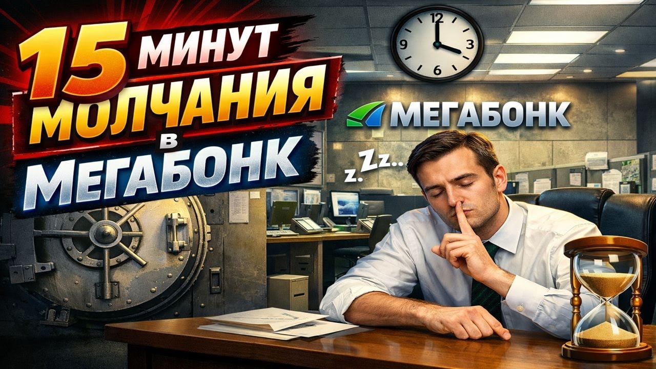 15 минут молчания в МЕГАБОНК