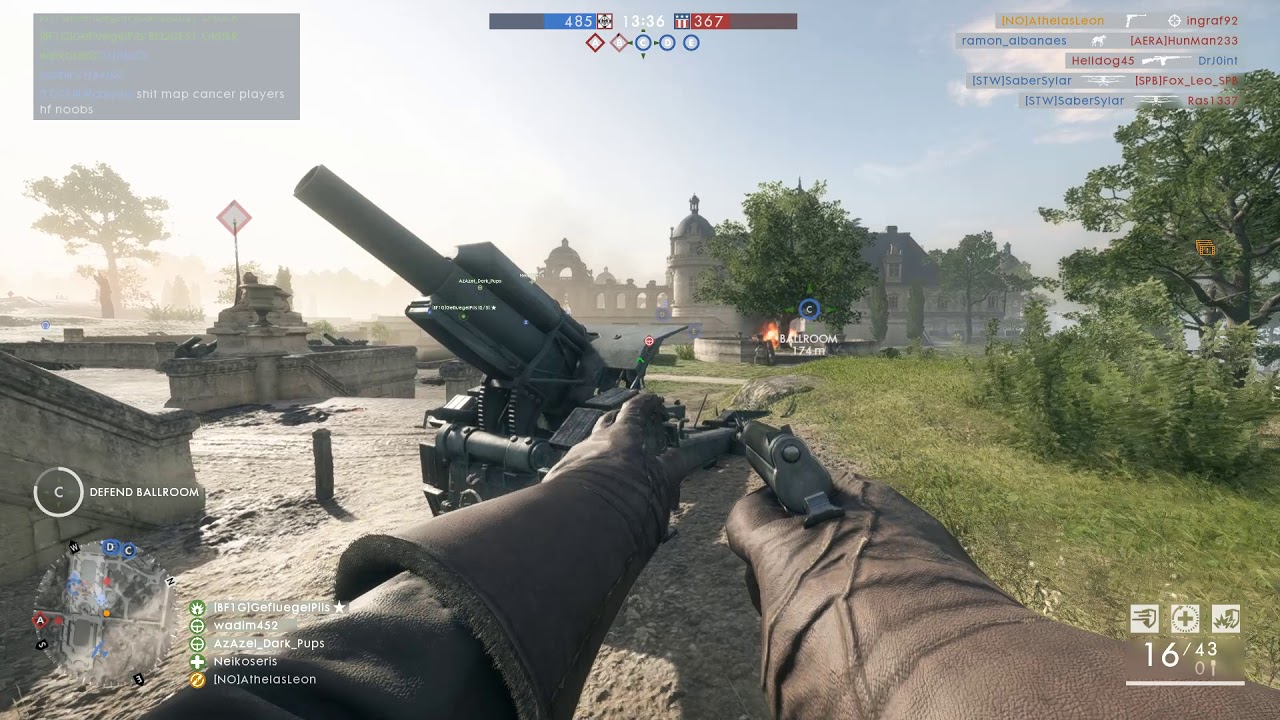 No Commentary Battlefield 1: Only Kills on Ballroom Blitz