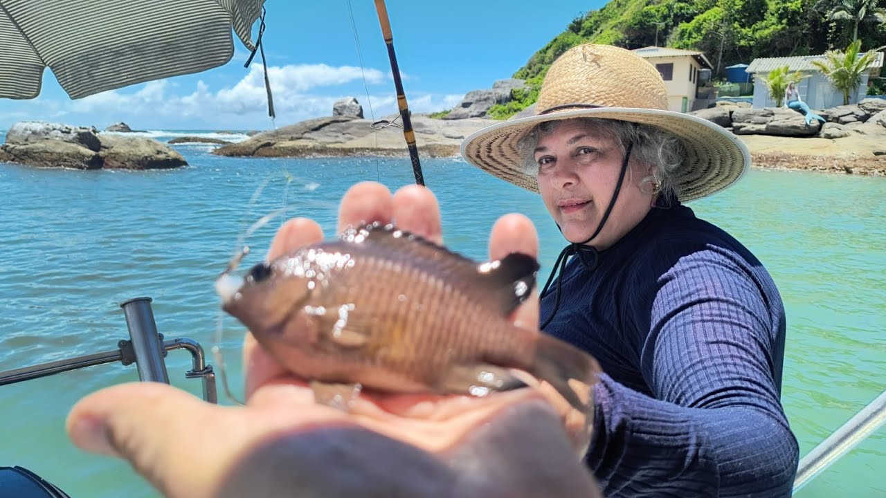 ZILDA E CRIS Pescando em BARRA DO SUL