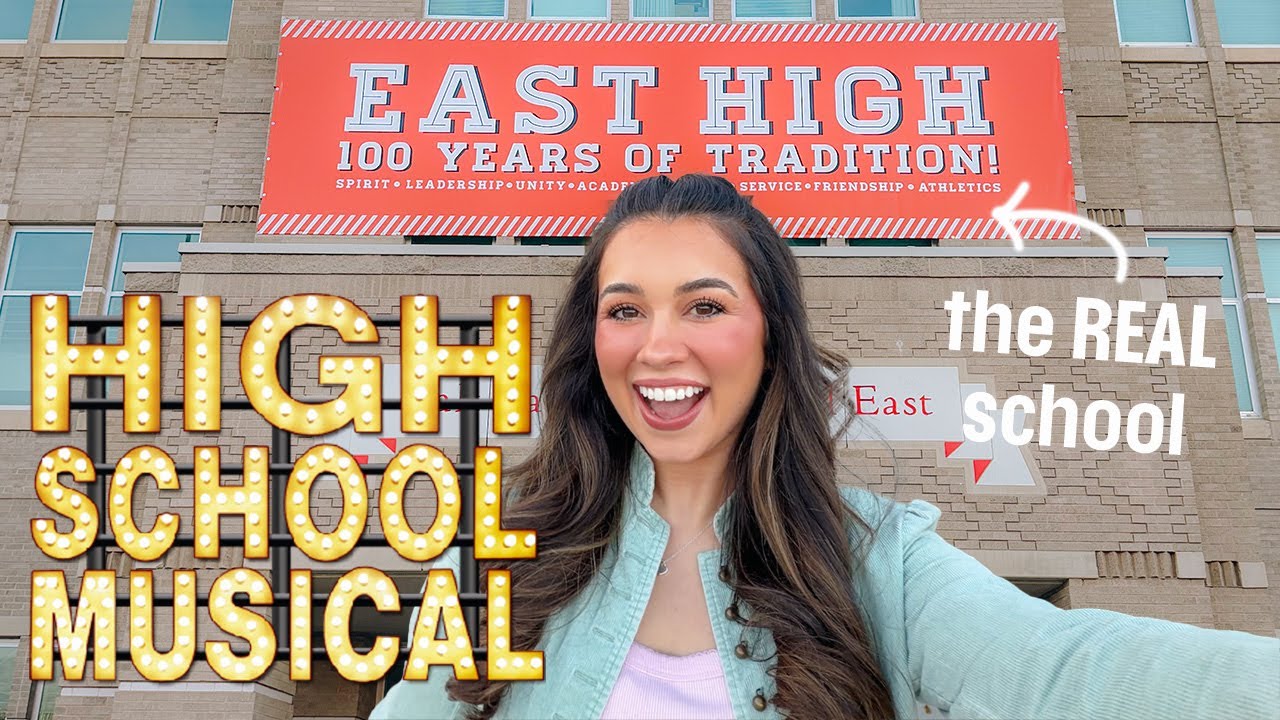i visited the REAL East High where High School Musical was FILMED! TOUR & SURPRISES ❤️🐾🏀