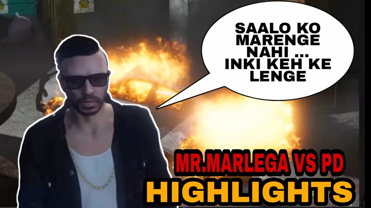 Mr. Marlega VS LOS Santos Police Department || GTA V RP Highlights