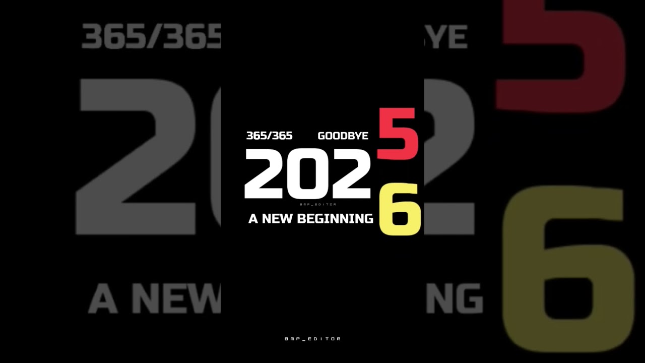 2025 to 2026 scroll animation black screen video || #newyear #newyear2026 #short #vairal #shortvideo