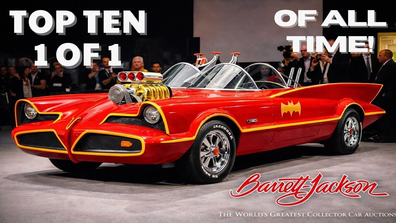 Топ-10 самых дорогих автомобилей, когда-либо проданных на аукционе Barrett Jackson в единственном...