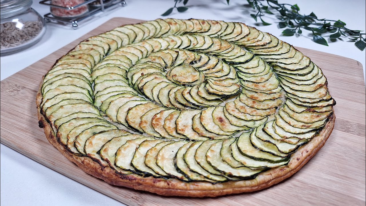 Tarte à la courgette - Excellente tarte fine !