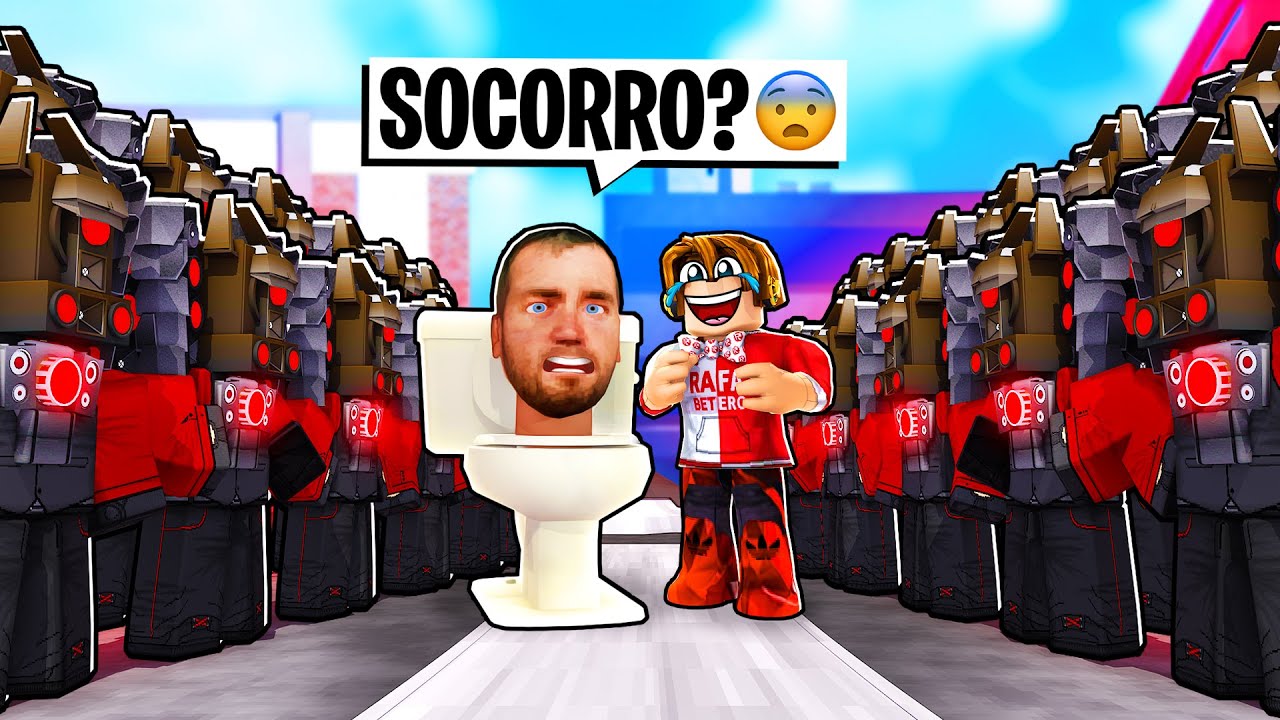 ENTUPI O MAPA DE TITÃS NO SKIBIDI TOILET TOWER DEFENSE | ROBLOX