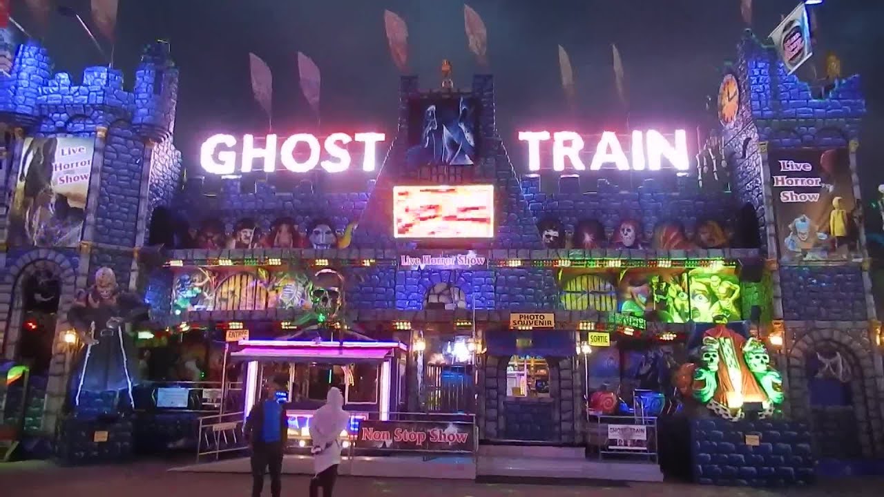 GHOST TRAIN Nocturne - La 'Foire du Trône', de Paris - Pov Off Ride/On Ride (2019) {Vlog} ! [HD]
