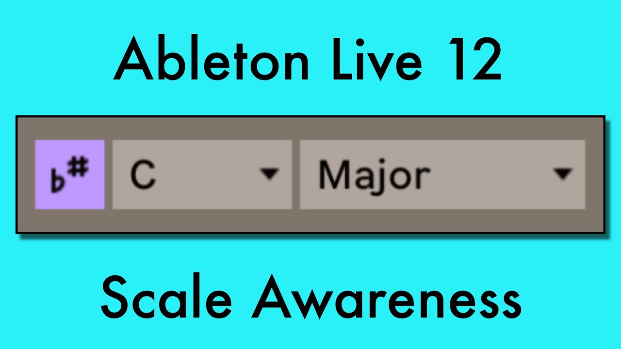 Scale Awareness and Tunings - New in Ableton Live 12