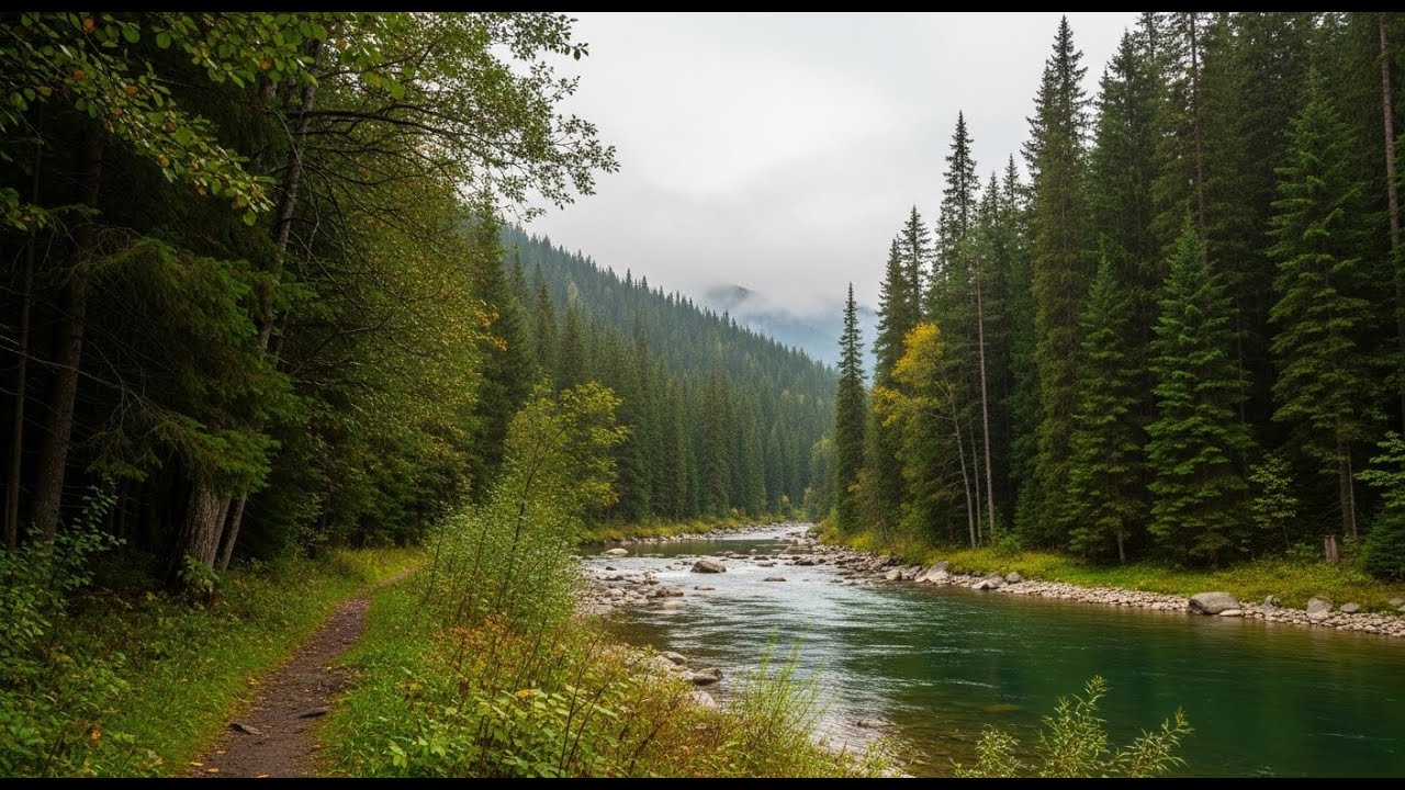 River Ambience 🌿 Soothing Flowing Water Sounds for Meditation and Deep Sleep #949