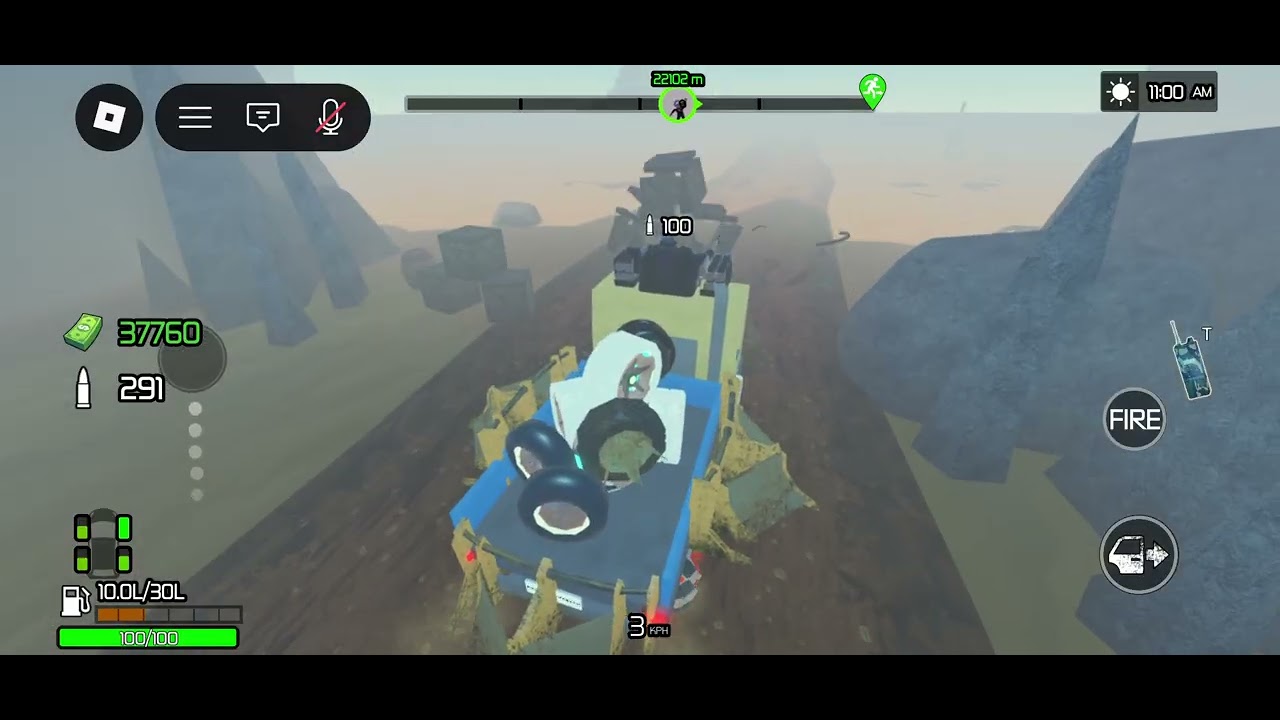 Playing roblox