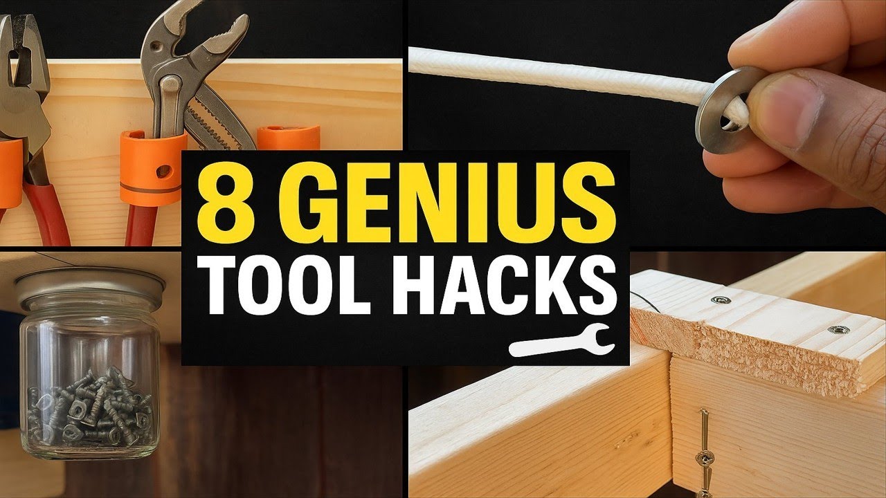 8 Genius DIY Tool Hacks That&rsquo;ll Transform Your Workshop Forever! 🔧🪚 (Smart Ideas Anyone Can Try)