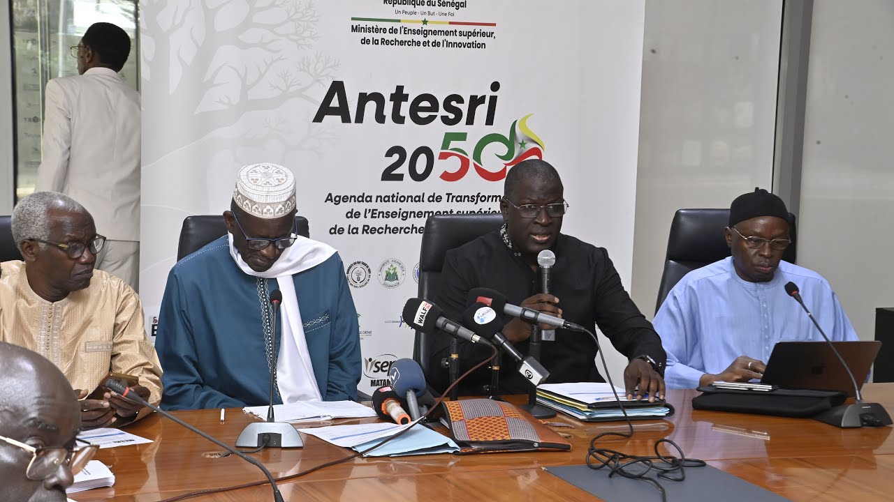 Cérémonie d'ouverture de la journée de partage des conclusions de l'ANTESRI 2050