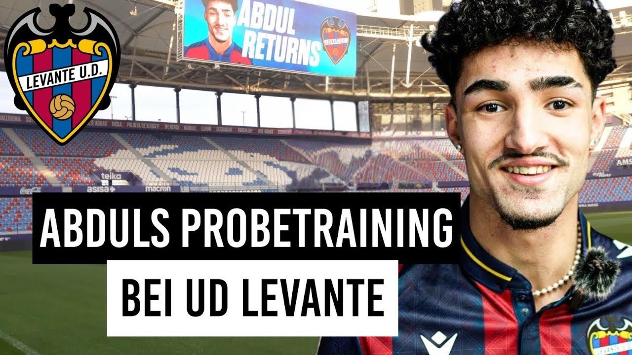Abdul beim Probetraining von UD Levante | die Chance seines Lebens...
