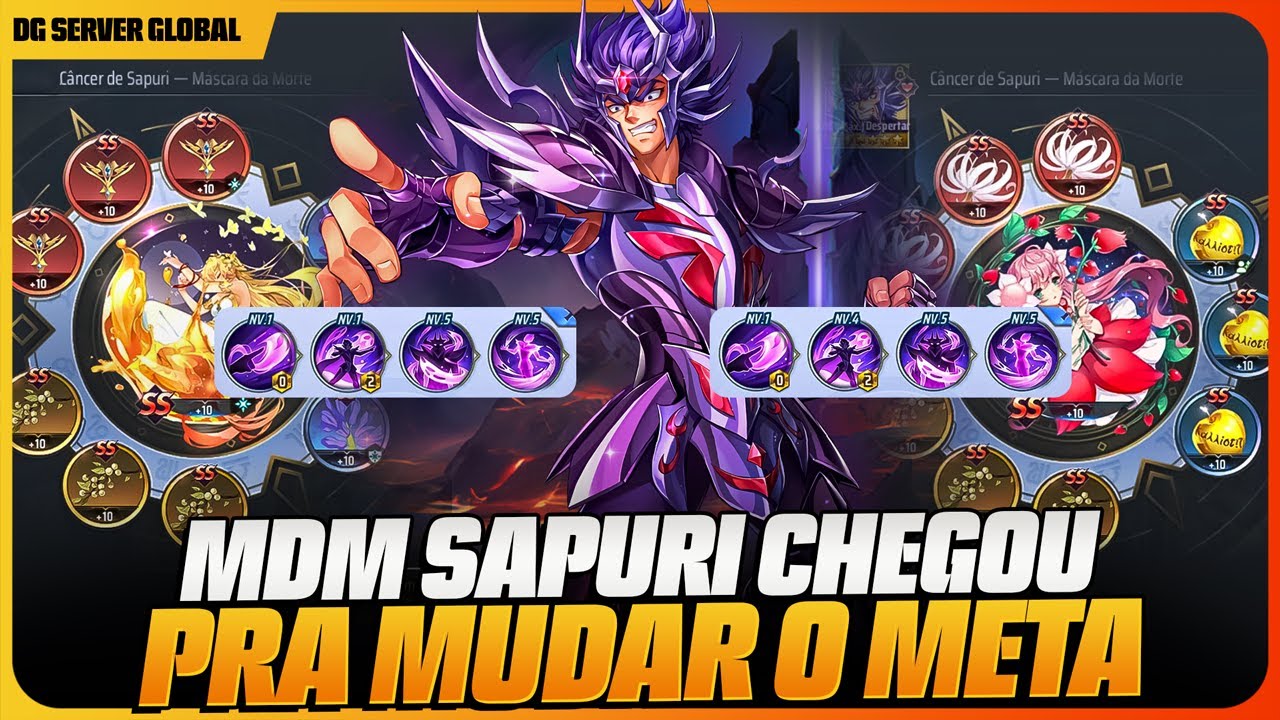 ♋🥊 MÁSCARA SAPURI CHEGOU PARA MUDAR COMPLETAMENTE A NOSSA FORMA DE JOGAR! TESTES PRÁTICOS PVP! 🥊♋