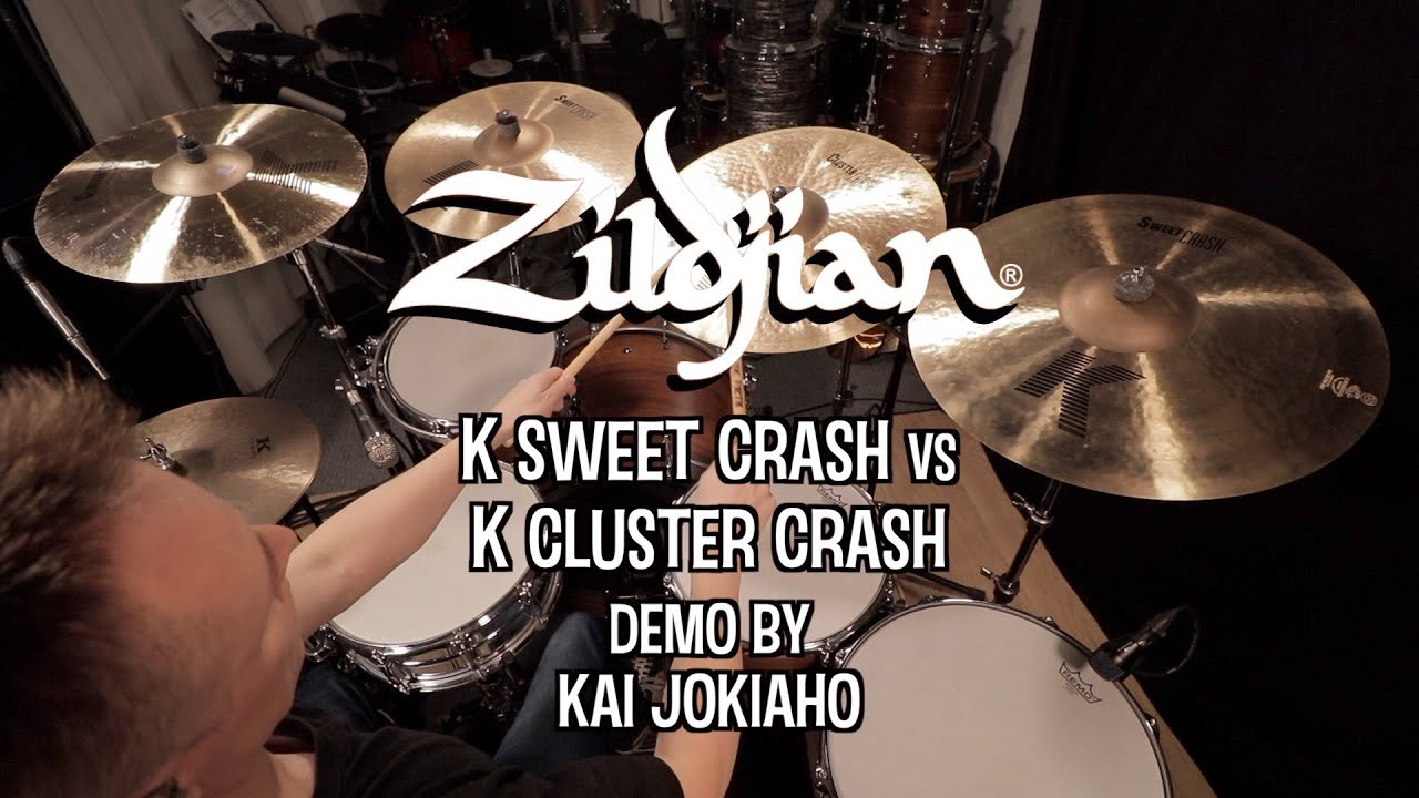 Zildjian K Sweet vs K Cluster Crash Demo By Kai Jokiaho