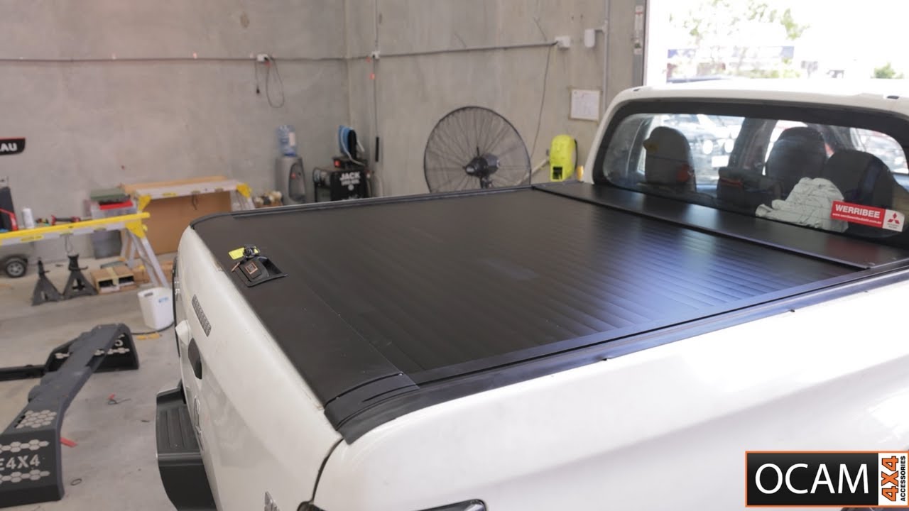 Как установить выдвижную ручную крышку багажника OCAM для Mitsubishi Triton MR