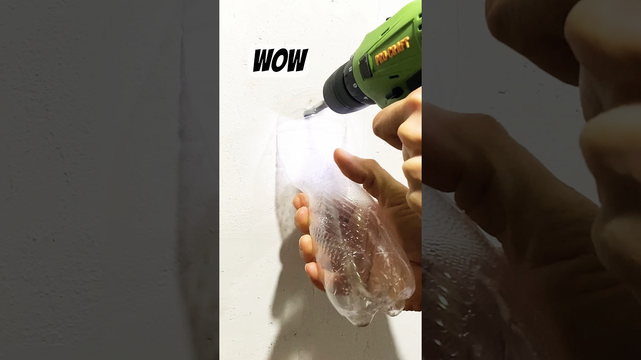 How to Drill Holes Without Making a Mess &ndash; DIY Life Hack!