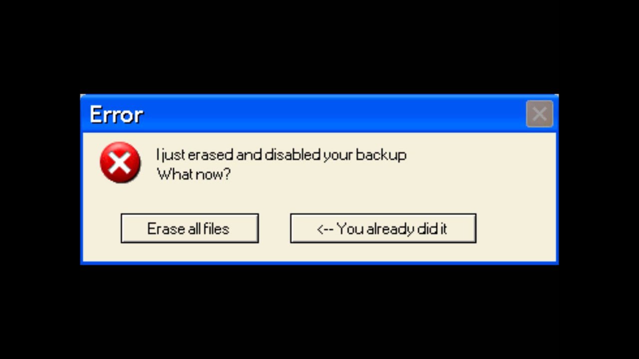 Funny Error messages