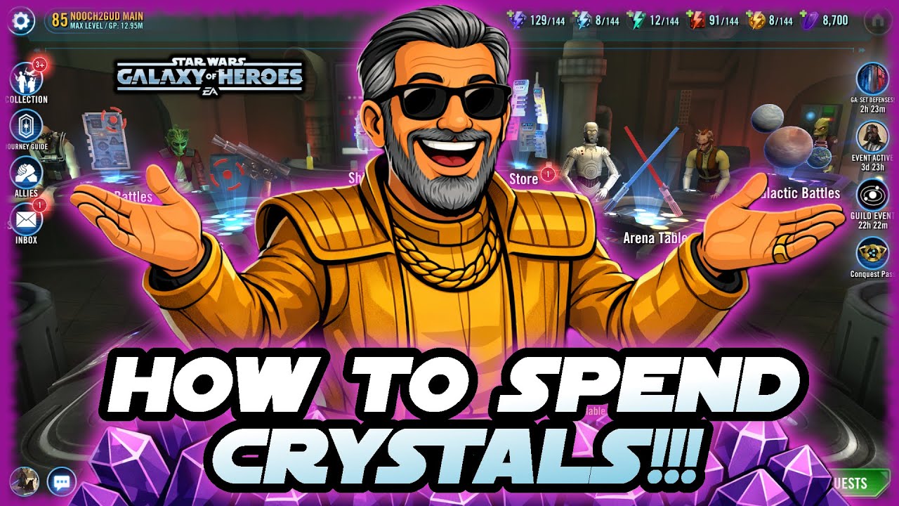 Как изменится система расходования кристаллов в 2026 году в Star Wars Galaxy of Heroes!!