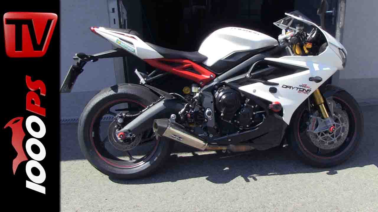 Fußrasten und Hebel richtig einstellen | Triumph Daytona 675R Tuning LSL