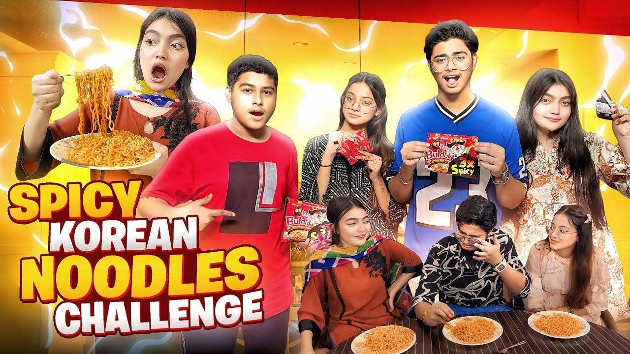 Spicy Noodles Challenge | ঝাল নুডুলস খেয়ে অবস্থা খারাপ | কোরিয়ান ঝাল নুডুলস | Shafin The Vloger Boy