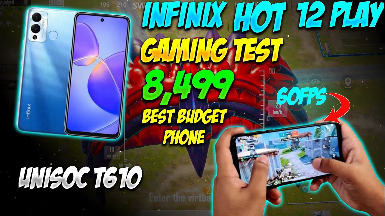 infinix hot 12 play pubg gaming test | infinix hot 12 bgmi gameplay in hindi | infinix hot 12 |