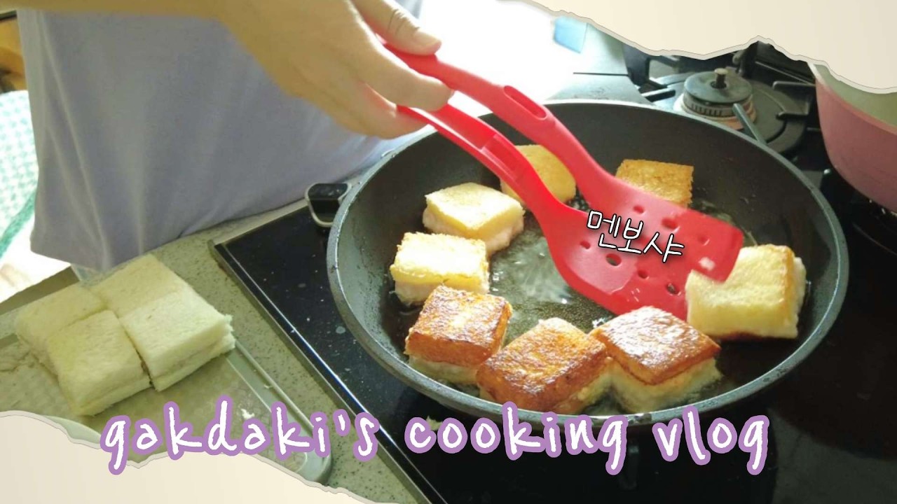 vlog#058| 무쇠냄비에날치알밥| 멘보샤| jonr p20 pro| 우총 엄마랑나눔목걸이만들기| 메밀면김밥| 열무비빔국수| 수박칼테스트
