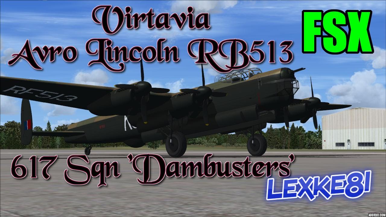Virtavia Avro Lincoln RF517, 617 Sqn 'Dambusters' RAF Binbrook, 1947