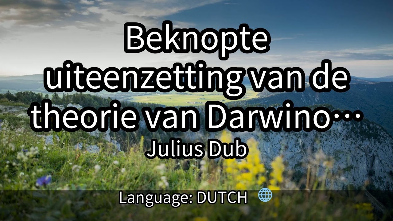 Beknopte uiteenzetting van de theorie van Darwin over het ontstaan der plant  en diervormen   Julius