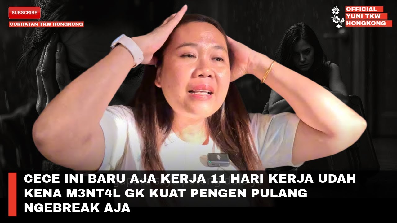 CECE INI BARU AJA KERJA 11 HARI KERJA UDAH KENA M3NT4L GK KUAT PENGEN PULANG NGEBREAK AJA