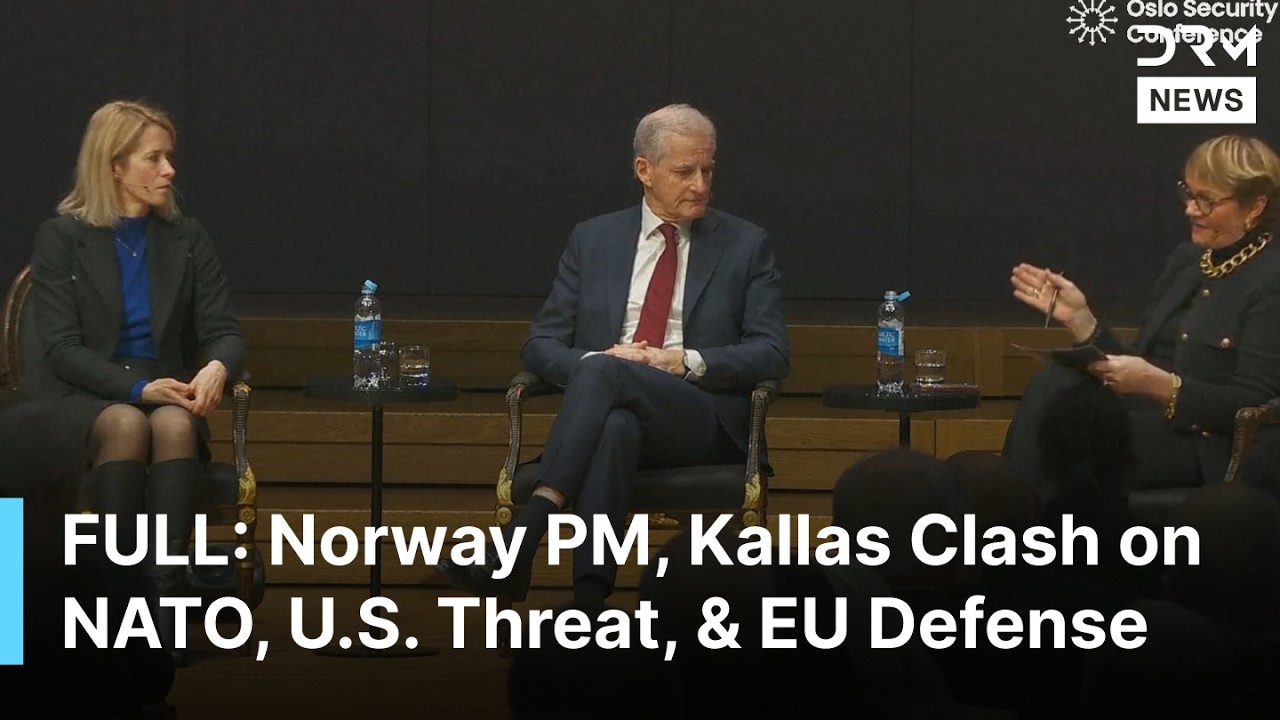 FULL DISCUSSION: Norwegian PM and EU’s Kaja Kallas Clash on NATO, U.S. Pressure, & EU Defense Future