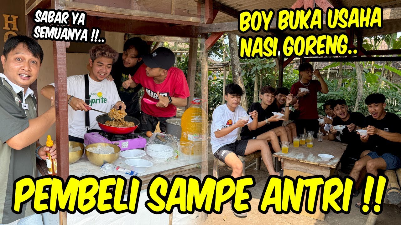 AKHIRNYA LAUNCHING JUGA !! Usaha nasi goreng GWSM yang bakalan viral