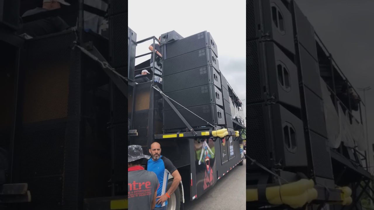 D&B Audiotechnik Brazil International Carnivals Roadshow Sound System DJ Truck Part 2