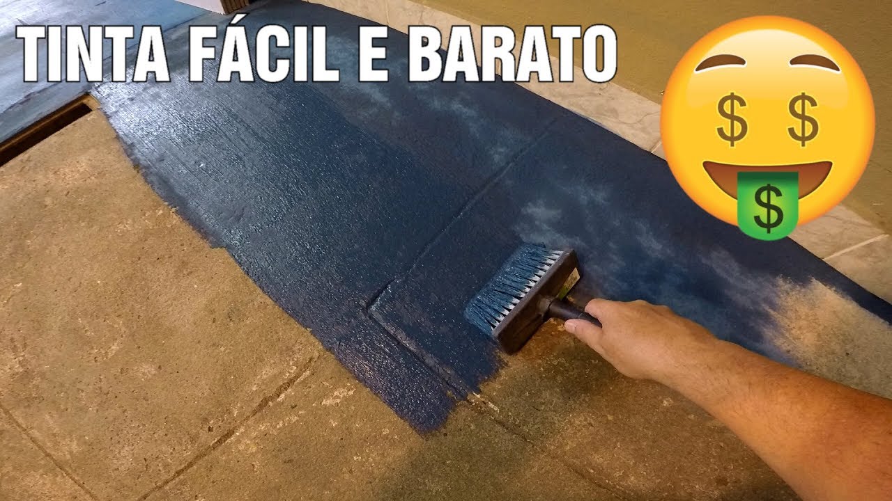 COMO FAZER TINTA PARA PISO CASEIRA PASSO A PASSO #DIY
