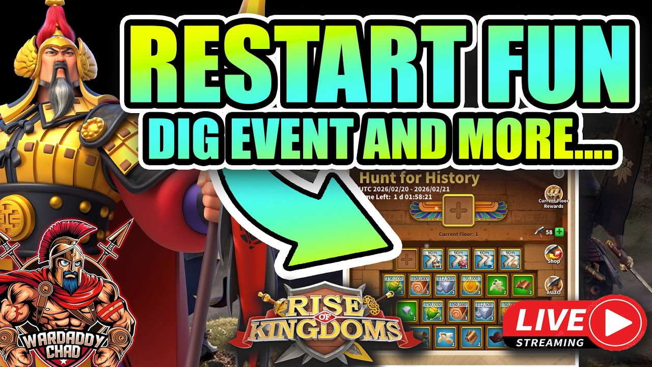 Restart Fun: Dig Event & More - Rise of Kingdoms