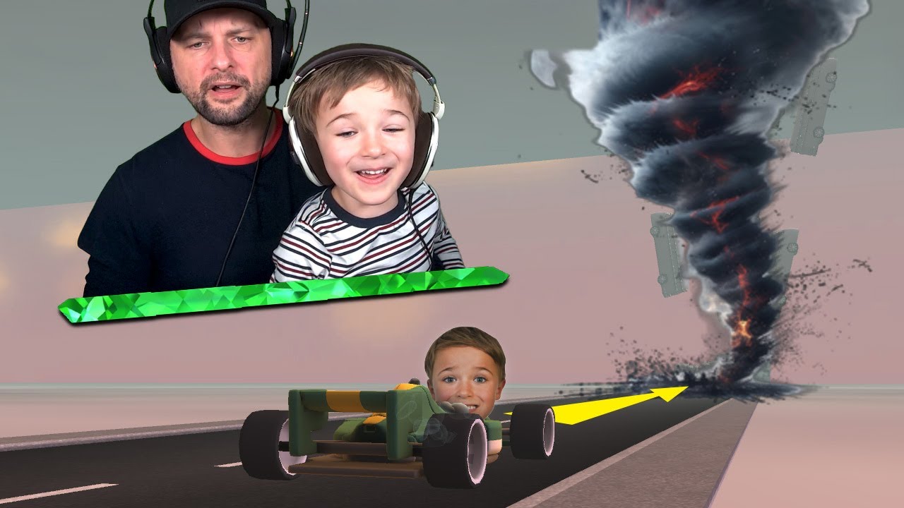 Can We Drive Through TORNADO Without Crashing in Turbo Dismount?!