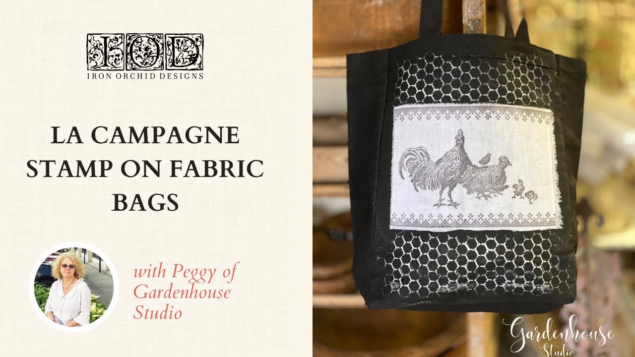 La Campagne Stamp on Fabric Bags